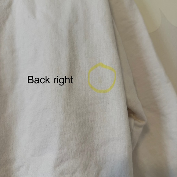 Albion Fleur Crew Neck Sweatshirt White - Picture 9 of 12